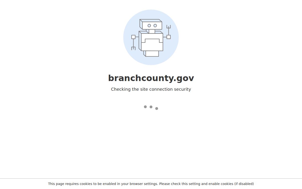 Branch County active warrants image of the county FOIA request information page